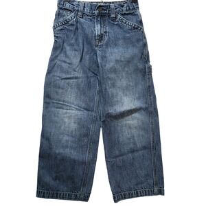 GAP Kids Carpenter Jeans Blue‎ Denim Workwear Style Boys Girls Size 7